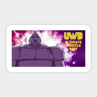 Ultimate Wrestle Bout Golemite Promo Sticker